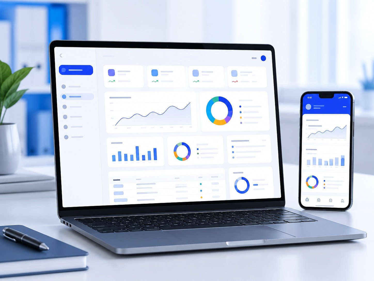 Dashboard UrStylle com relatórios e resultados